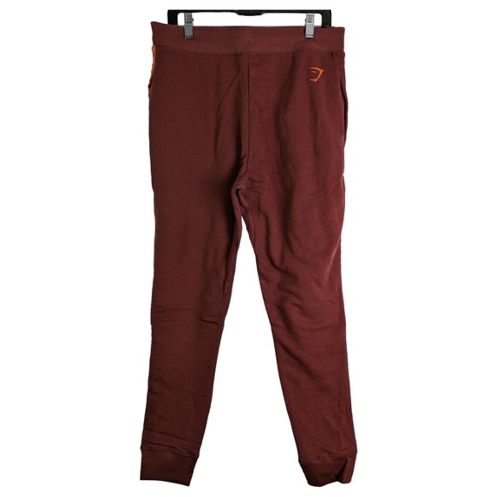 Gymshark Men’s Jogger Sweats Cherry Brown/Maroon Gym Training‎ Activewear Size L
